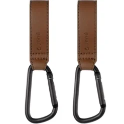 Pack de 2 unidades Mini Mosquetones Marrón*JANE