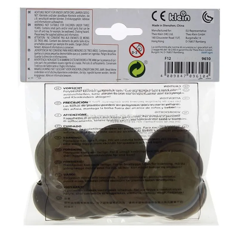 THEO KLEIN Juegos Y Juguetes De Imitación-Pack de Monedas Euro para Jugar