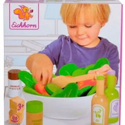 SIMBA Juegos Y Juguetes De Imitación-Pack Ensalada de Madera y Fieltro