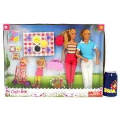 DRIM DISCOUNT Muñecas-Pack Muñecos Defa Lucy Familia de Picnic