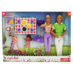DRIM DISCOUNT Muñecas-Pack Muñecos Defa Lucy Familia de Picnic