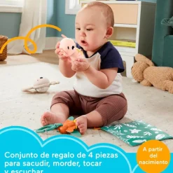 FISHER PRICE Regalos De Nacimiento|Primera Infancia Y Preescolar-Pack Regalo Muchos Sentidos