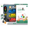 DRIM DISCOUNT Vehículos, Trenes Y Parkings-Pack Vehículos con Semáforo y Accesorios