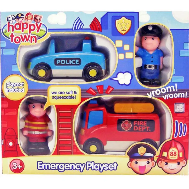 DRIM DISCOUNT Vehículos, Trenes Y Parkings-Pack Vehículos Emergencias Blandos