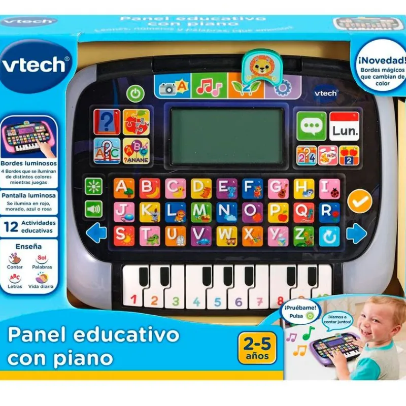 VTECH Primera Infancia Y Preescolar-Panel Educativo con Piano