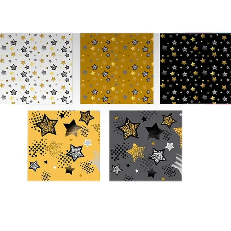 Papel Regalo Estrellas 200x70 cm Surtido*SELECCION DRIM Hot
