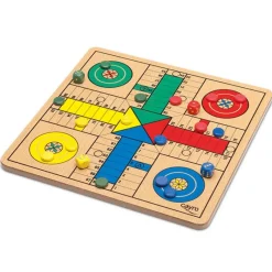 CAYRO Juegos De Mesa-Parchís y Oca en Caja de Metal