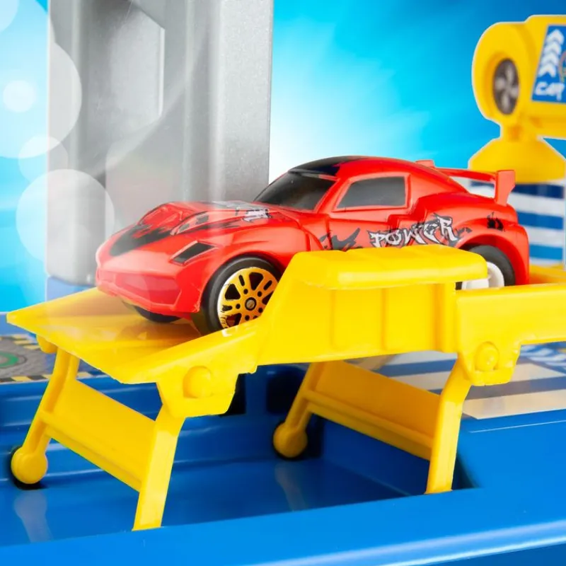 MOLTO Vehículos, Trenes Y Parkings-Parking 2 Plantas + Pista Looping