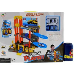 DRIM DISCOUNT Vehículos, Trenes Y Parkings-Parking de Coches 38x30x7.5 cm