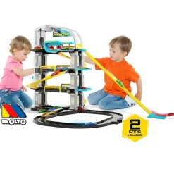 MOLTO Vehículos, Trenes Y Parkings-Parking Infantil 4 Plantas