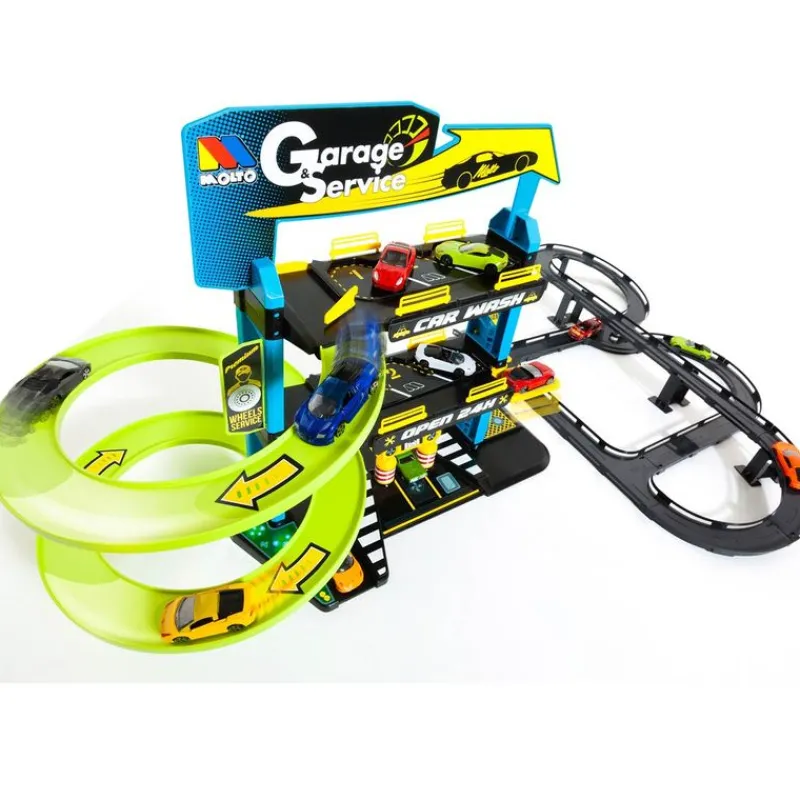 MOLTO Vehículos, Trenes Y Parkings-Parking Infantil 3 Plantas con Pistas