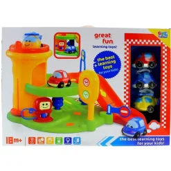 DRIM DISCOUNT Vehículos, Trenes Y Parkings-Parking Infantil con Vehículos