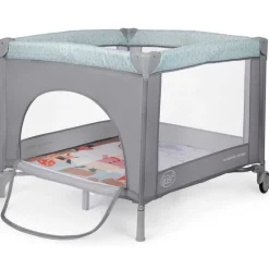 Parque bebé cuadrado Gris/ Verde*MS Online