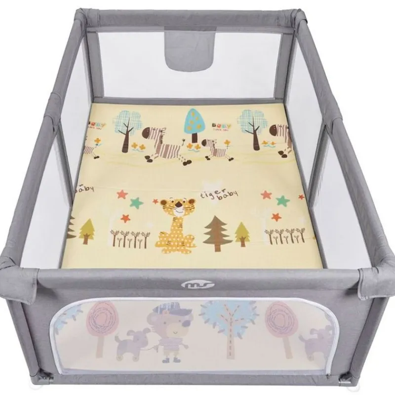 Parque bebé XL +Alfombra 180*120 Zebra/ Jirafa*MS Best