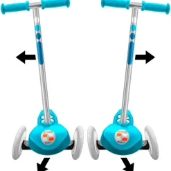 STAMP Bicicletas, Correpasillos Y Triciclos-Patinete 3 Ruedas Flex Azul