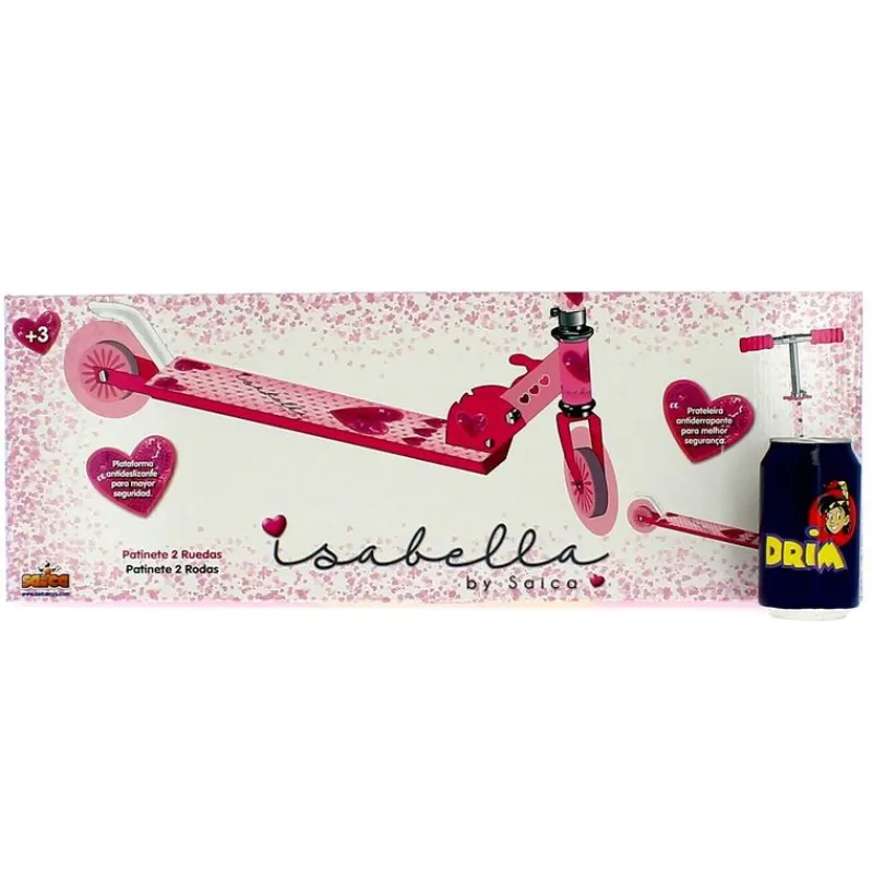 MUÑECAS SAICA Bicicletas, Correpasillos Y Triciclos-Patinete 2 Ruedas Isabella