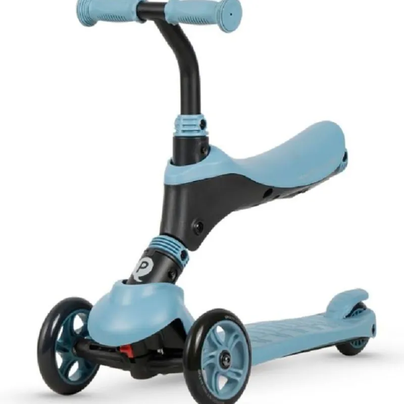 SELECCION DRIM Bicicletas, Correpasillos Y Triciclos-Patinete Qplay Sema 5 en 1 Azul