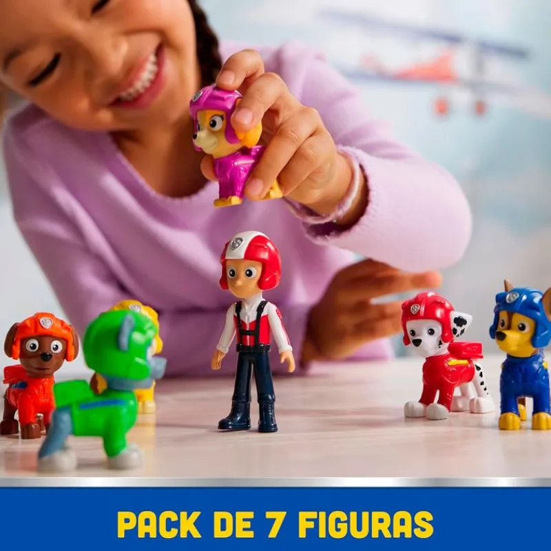SPIN MASTER Figuras Y Figuras De Acción-Patrulla Canina Air Rescue Pack 7 Figuras