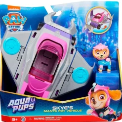 SPIN MASTER Figuras Y Figuras De Acción-Patrulla Canina Aqua Pups Vehículo Skye
