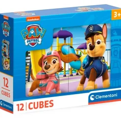 CLEMENTONI Puzzles Y Construcciones-Patrulla Canina Cubos 12 Piezas