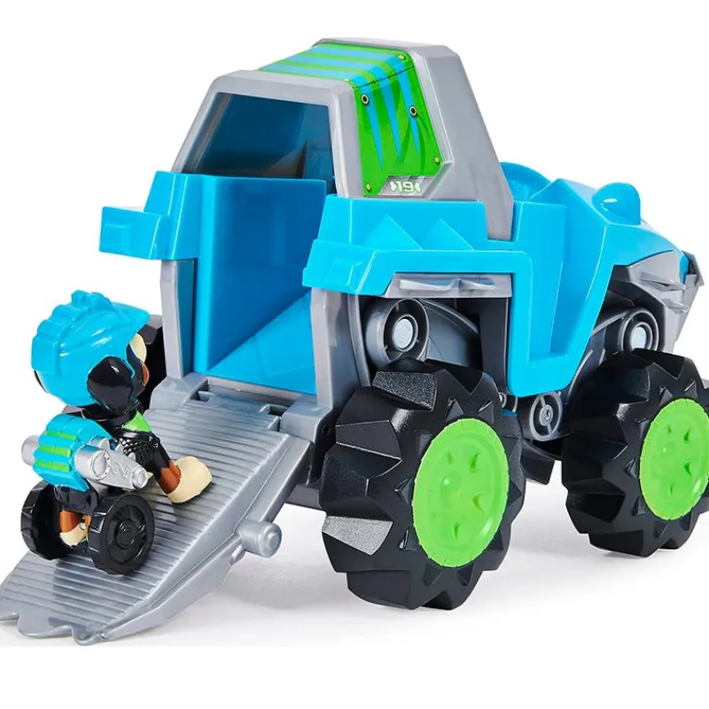 SPIN MASTER Vehículos, Trenes Y Parkings|Figuras Y Figuras De Acción-Patrulla Canina Dino Rescue Vehículo Deluxe Rex