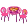 KIDS EUROSWAN Aire Libre|Manualidades-Patrulla Canina Girls Mesa con 2 Sillas