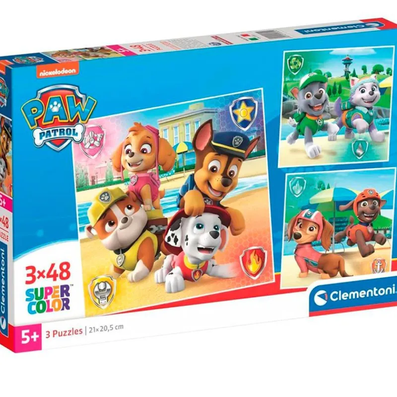 Patrulla Canina Puzzle 3x48 Piezas*CLEMENTONI Sale