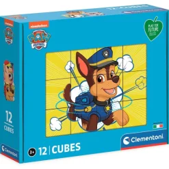 Patrulla Canina Rompecabezas 12 Cubos*CLEMENTONI Clearance