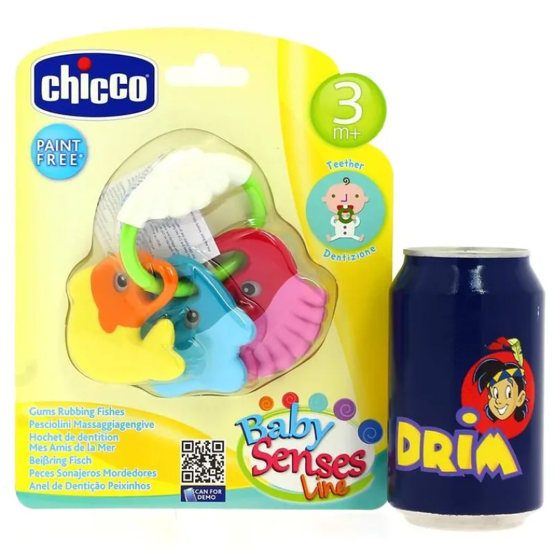 CHICCO Sonajeros-Peces Sonajeros Mordedores