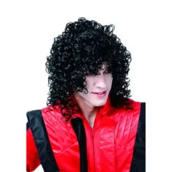 DRIM DISCOUNT Disfraces Y Complementos|Disfraces Y Complementos-Peluca Rizada Oscura