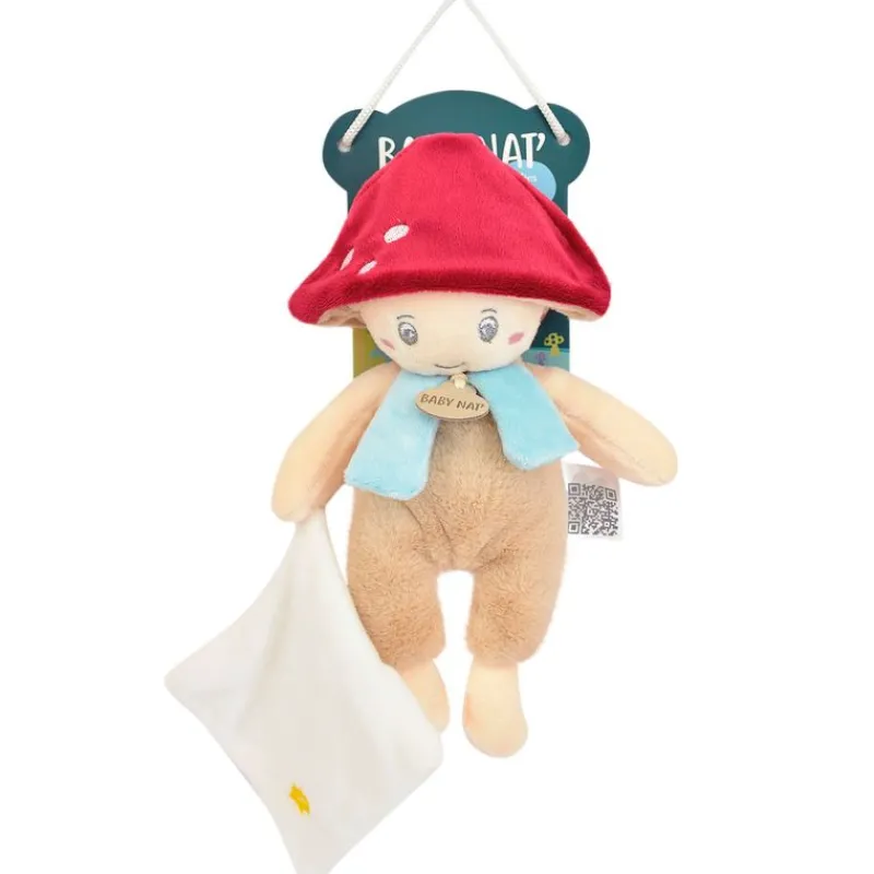 BABYNAT Regalos De Nacimiento|Jueguetes De Primera Infancia-Peluche con doudou Marcel Champiñon