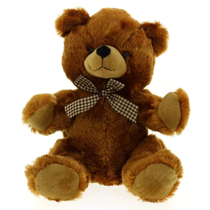 DRIM DISCOUNT Primera Infancia Y Preescolar-Peluche de Oso Marrón 40 cm