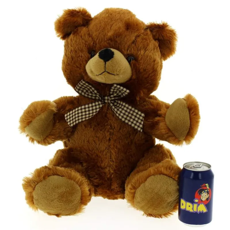 DRIM DISCOUNT Primera Infancia Y Preescolar-Peluche de Oso Marrón 40 cm