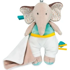 BABYNAT Regalos De Nacimiento|Jueguetes De Primera Infancia-Peluche Elefante con Dou Dou