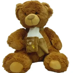 SELECCION DRIM Primera Infancia Y Preescolar-Peluche Oso con Bufanda Marrón 40cm