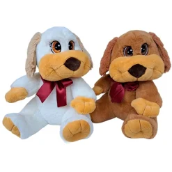 DRIM DISCOUNT Primera Infancia Y Preescolar-Peluche Perrito con Lazo 30 cm Surtido