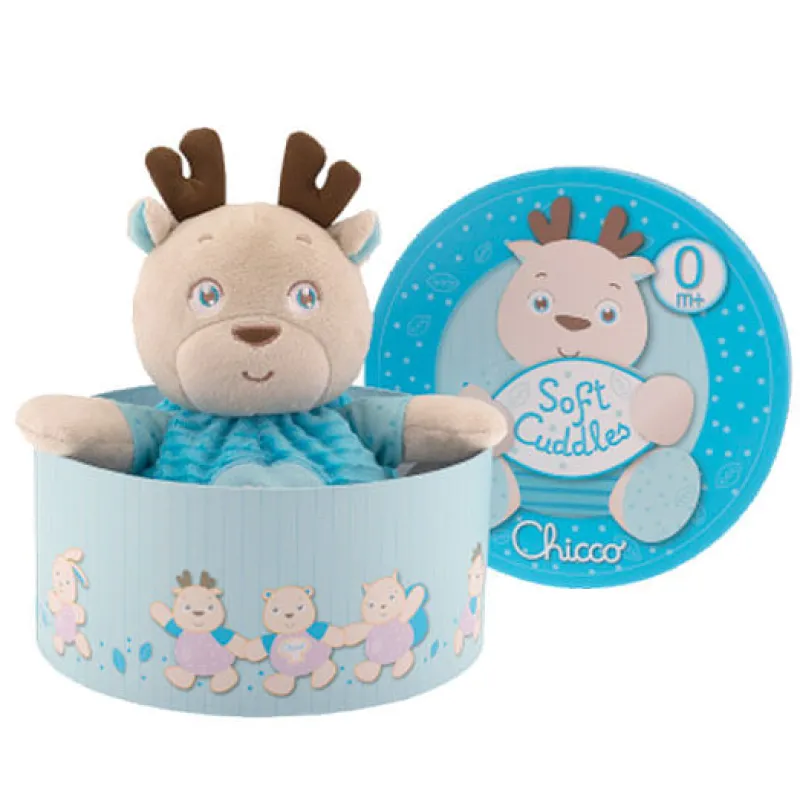 CHICCO Primera Infancia Y Preescolar-Peluche Reno Azul