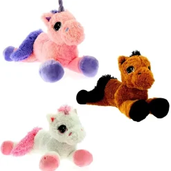 DRIM DISCOUNT Primera Infancia Y Preescolar-Peluche Unicornio/ Caballo Colores 70 cm Surtido