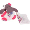 BABYNAT Regalos De Nacimiento|Jueguetes De Primera Infancia-Peluche Zoé Hipopótamo con Dou Dou