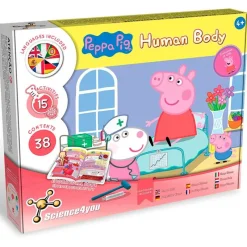 SCIENCE 4 YOU Juegos Y Juguetes Educativos-Peppa Pig Aprende el Cuerpo Humano