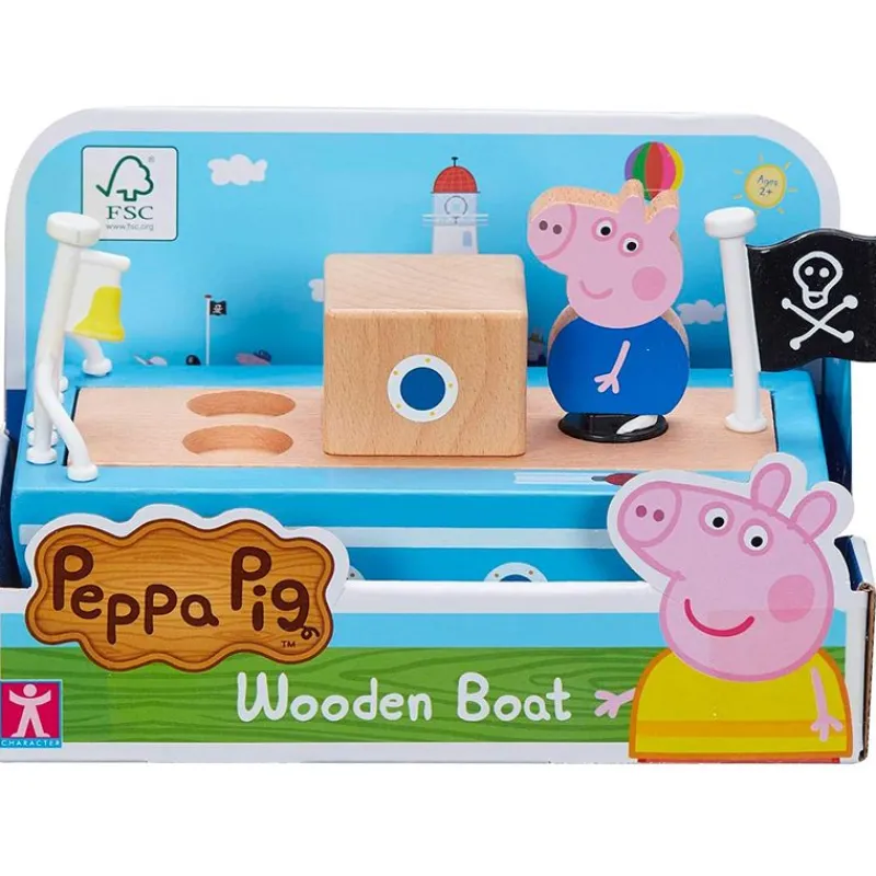 SELECCION DRIM Juegos De Madera|Primera Infancia Y Preescolar-Peppa Pig Barco Madera