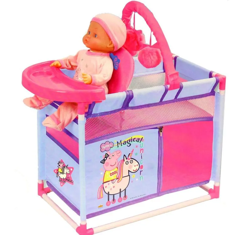 Peppa Pig Cambiador Cuna de Muñecas*MUÑECAS SAICA Outlet