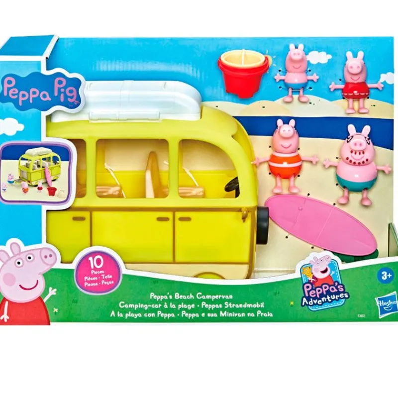 HASBRO Figuras Y Figuras De Acción-Peppa Pig Caravana de Verano