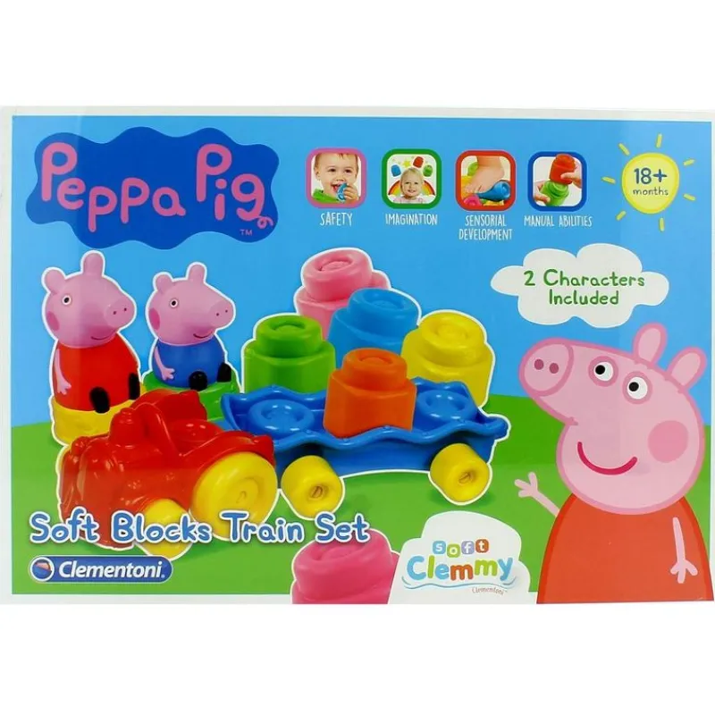 CLEMENTONI Primera Infancia Y Preescolar|Vehículos, Trenes Y Parkings-Peppa Pig Clemmy Baby Tren Bloques