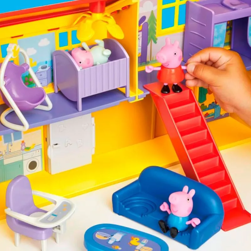 HASBRO Figuras Y Figuras De Acción-Peppa Pig Gran Casa Familiar