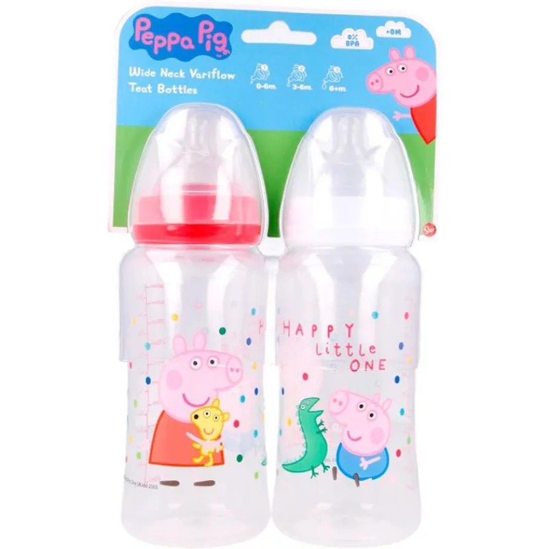 STOR Biberones-Peppa Pig Pack 2 Biberones 360 ml