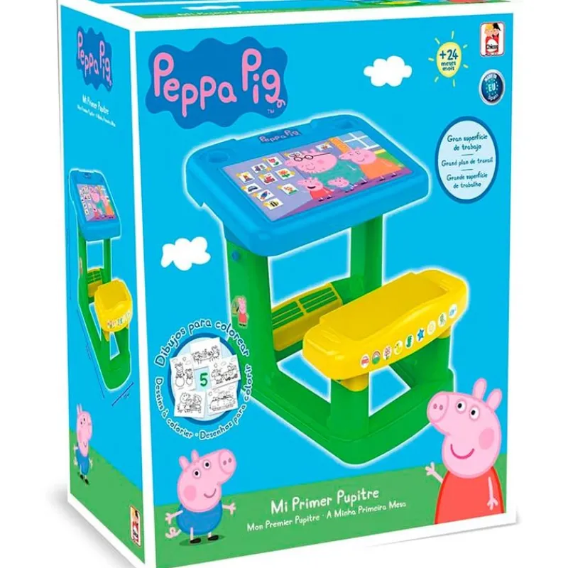 CHICOS Escolar-Peppa Pig Pupitre Infantil