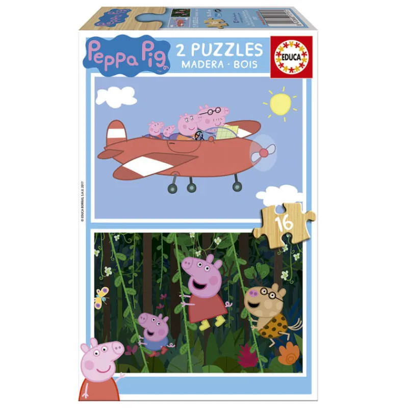 Peppa Pig Puzzle 2x16 Piezas*EDUCA Best