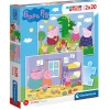 CLEMENTONI Puzzles Y Construcciones-Peppa Pig Puzzle 2x20 Piezas