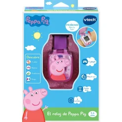 VTECH Electrónicos|Primera Infancia Y Preescolar-Peppa Pig Reloj Morado